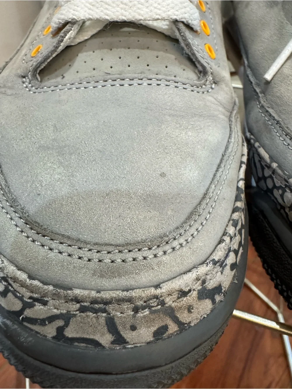 Air Jordan 3 Retro Cool Grey Elephant Print size 10